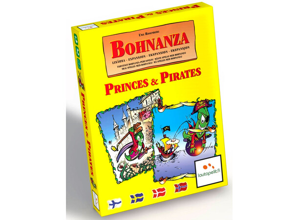 Bohnanza Princes and Pirates Kortspel Svensk utgåva 